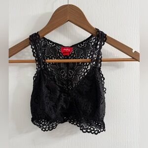 Daytrip Black Lace Racerback Bralette